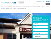 Tablet Screenshot of pharmacarerx.com